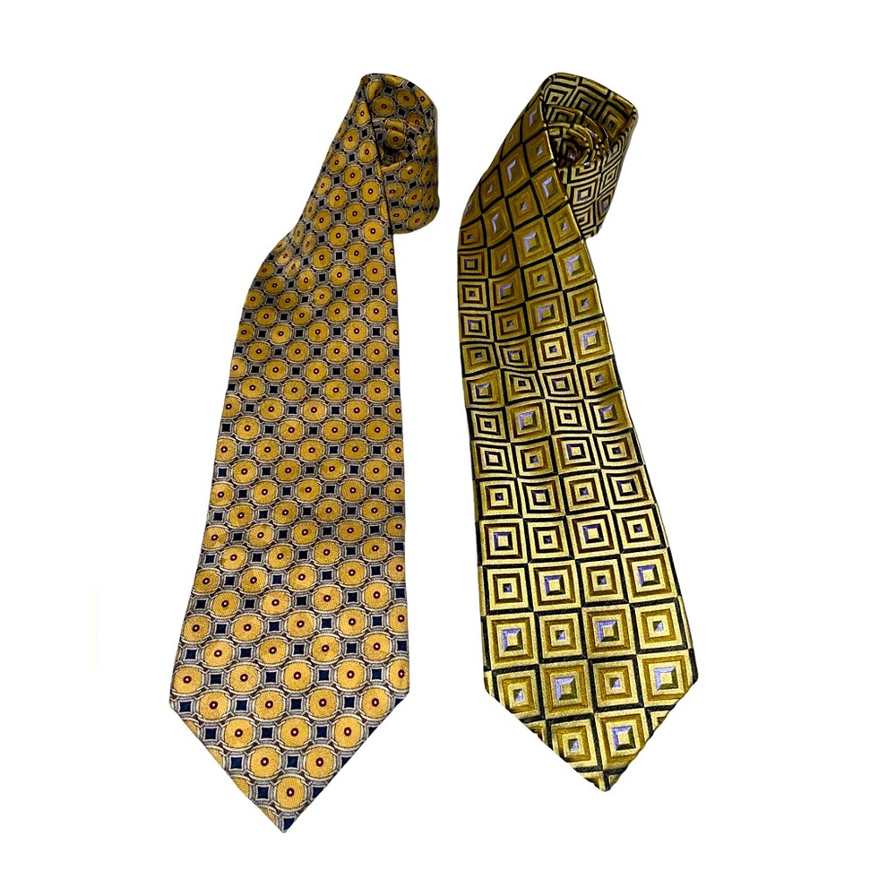 Men’s XMI Set of Two 100% Silk Neck Ties